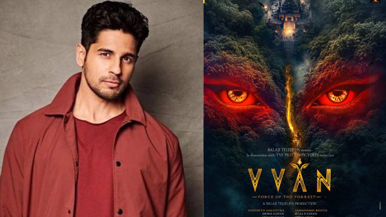 Sidharth Malhotra Vvan: Force of the Forest to restart shoot after rewrites. Maniesh Paul, Sunil Grover, and Shweta Tiwari join the mythological thriller.